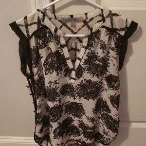 White/black Blouse